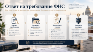 Ответ на требование ФНС — подготовка документов и пояснений