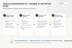 Закольцованность движения товара и налоговые вычеты НДС